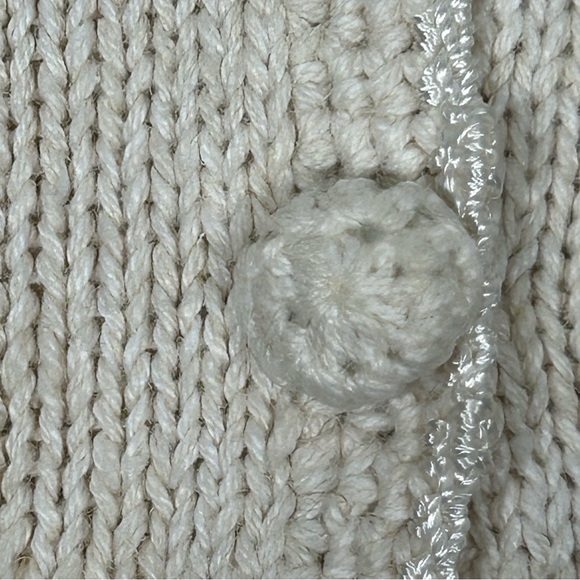 Carolyn Taylor Cream Embroidered Floral Cardigan - Picture 8 of 13